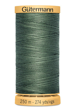 715271-8724 - GUTERMANN NATURAL COTTON THREAD 250m 8724 GREEN