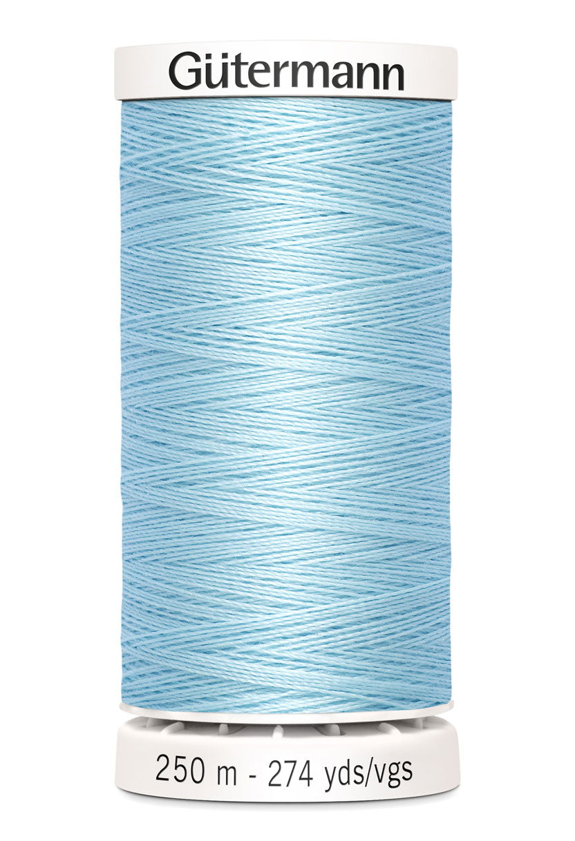 717878-195 - GUTERMANN SEW ALL THREAD 250m 195  LIGHT BLUE