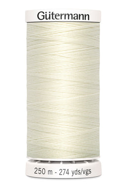 717878-1 - GUTERMANN SEW ALL THREAD 250m 1  DARK IVORY