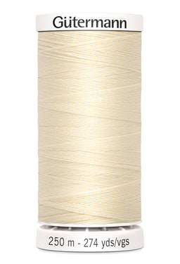 717878-414 - GUTERMANN SEW ALL THREAD 250m 414 CREAM