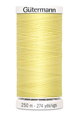 717878-578 - GUTERMANN SEW ALL THREAD 250m 578 LIGHT YELLOW