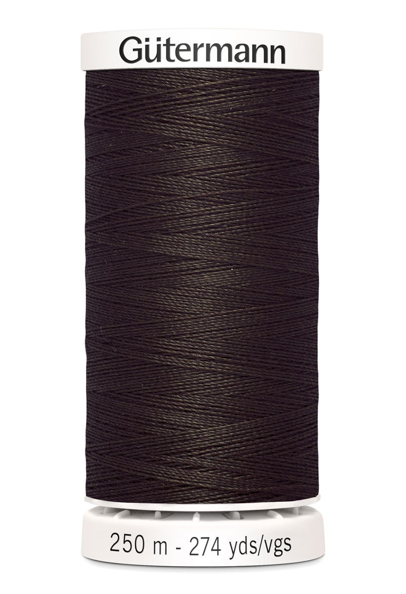 717878-696 - GUTERMANN SEW ALL THREAD 250m 696 DK BROWN