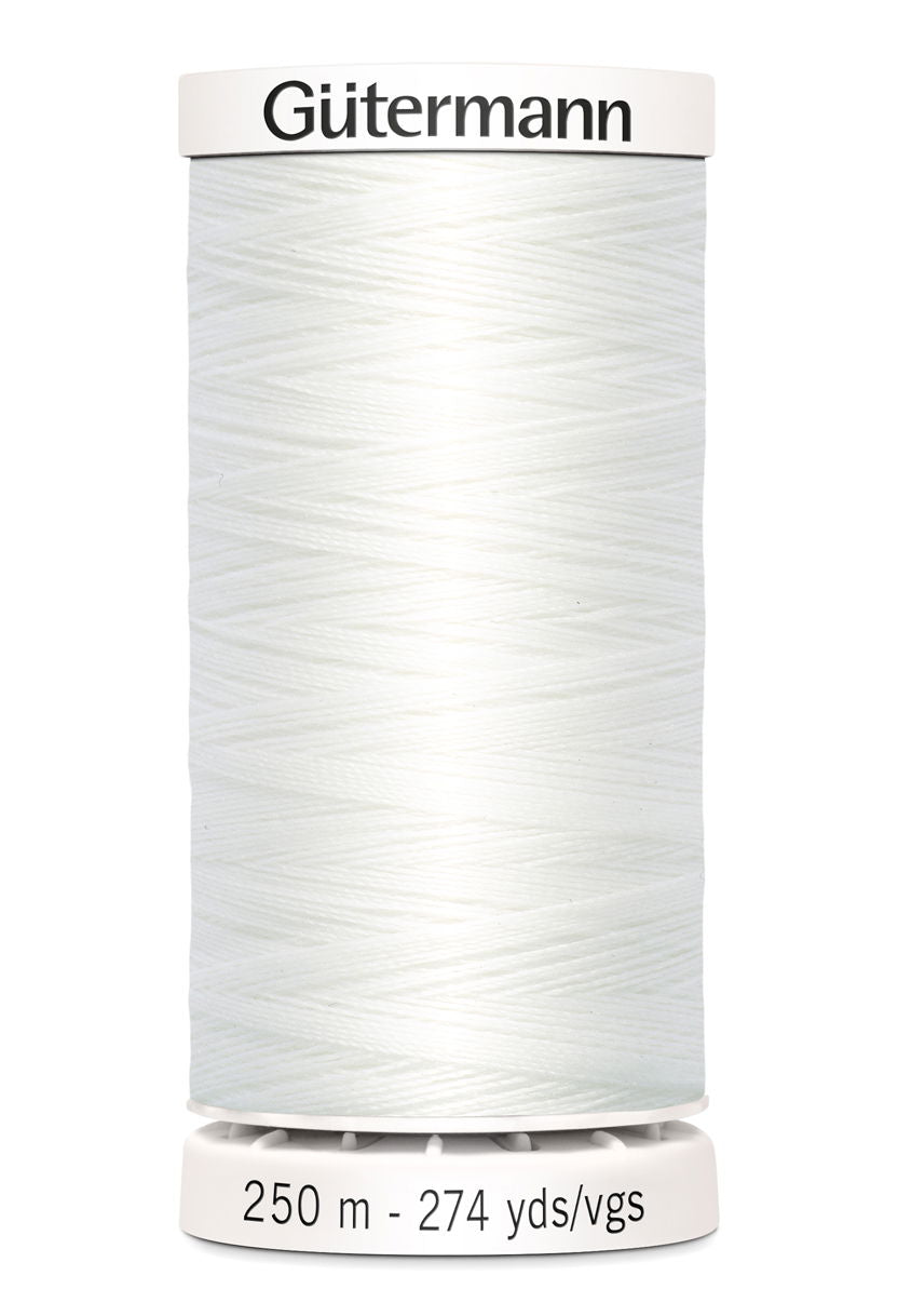 717878-800 - GUTERMANN SEW ALL THREAD 250m 800 WHITE