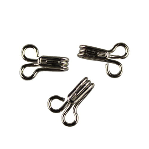 71851 - STEEL HOOK/EYE SILVER SIZE 2 24/CARD