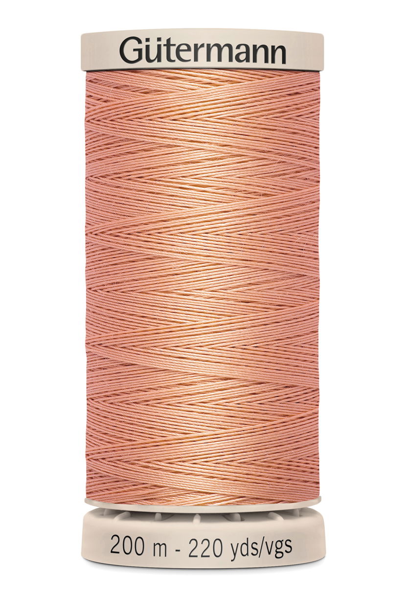 719803-1938 - GUTERMANN NATURAL QUILTING THREAD 200m 1938 PEACH