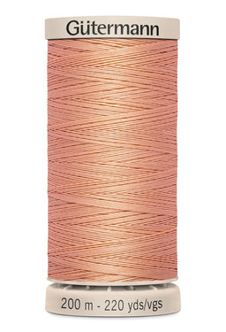 719803-1938 - GUTERMANN NATURAL QUILTING THREAD 200m 1938 PEACH