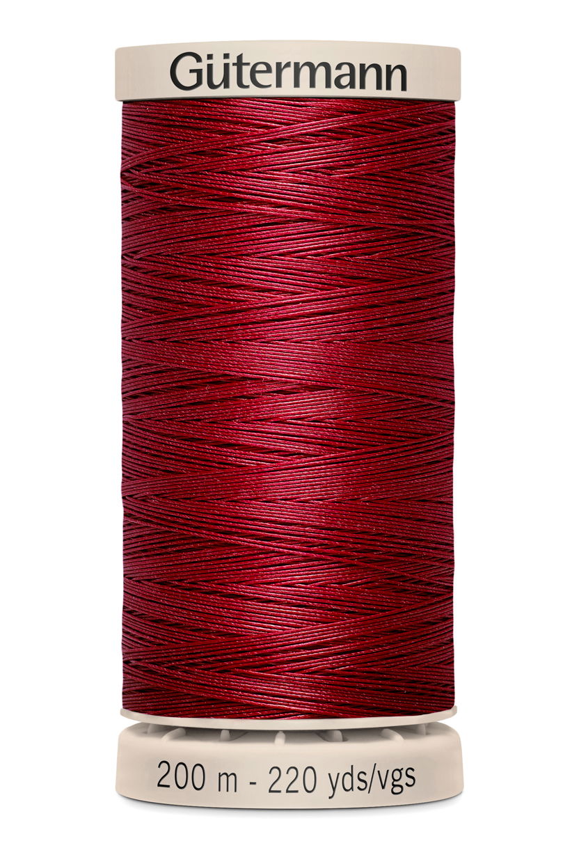 719803-2453 - GUTERMANN NATURAL QUILTING THREAD 200m 2453 SCARLET