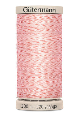 719803-2538 - GUTERMANN NATURAL QUILTING THREAD 200m 2538 PEARL PINK