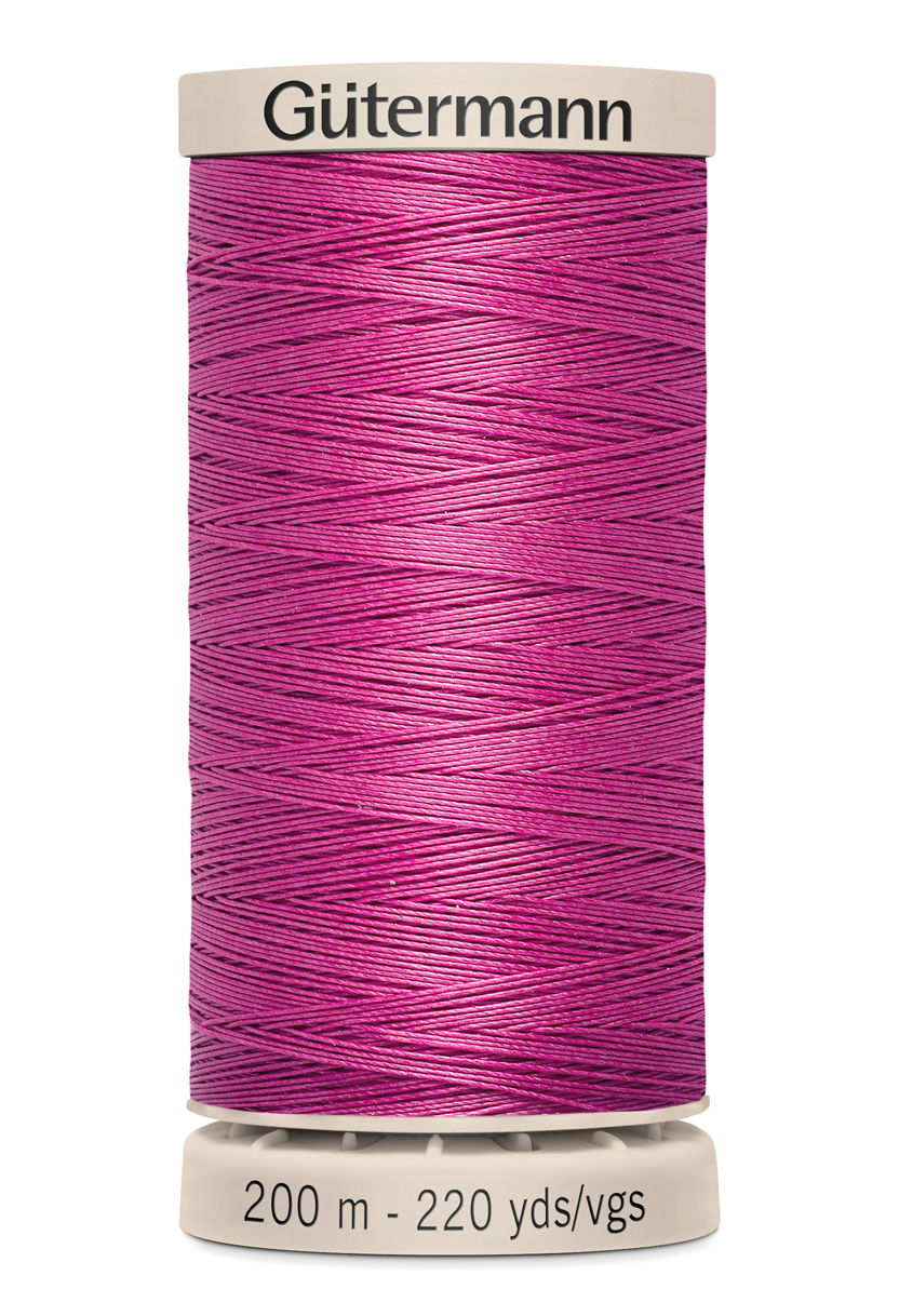 719803-2955 - GUTERMANN NATURAL QUILTING THREAD 200m 2955 GARDEN ROSE