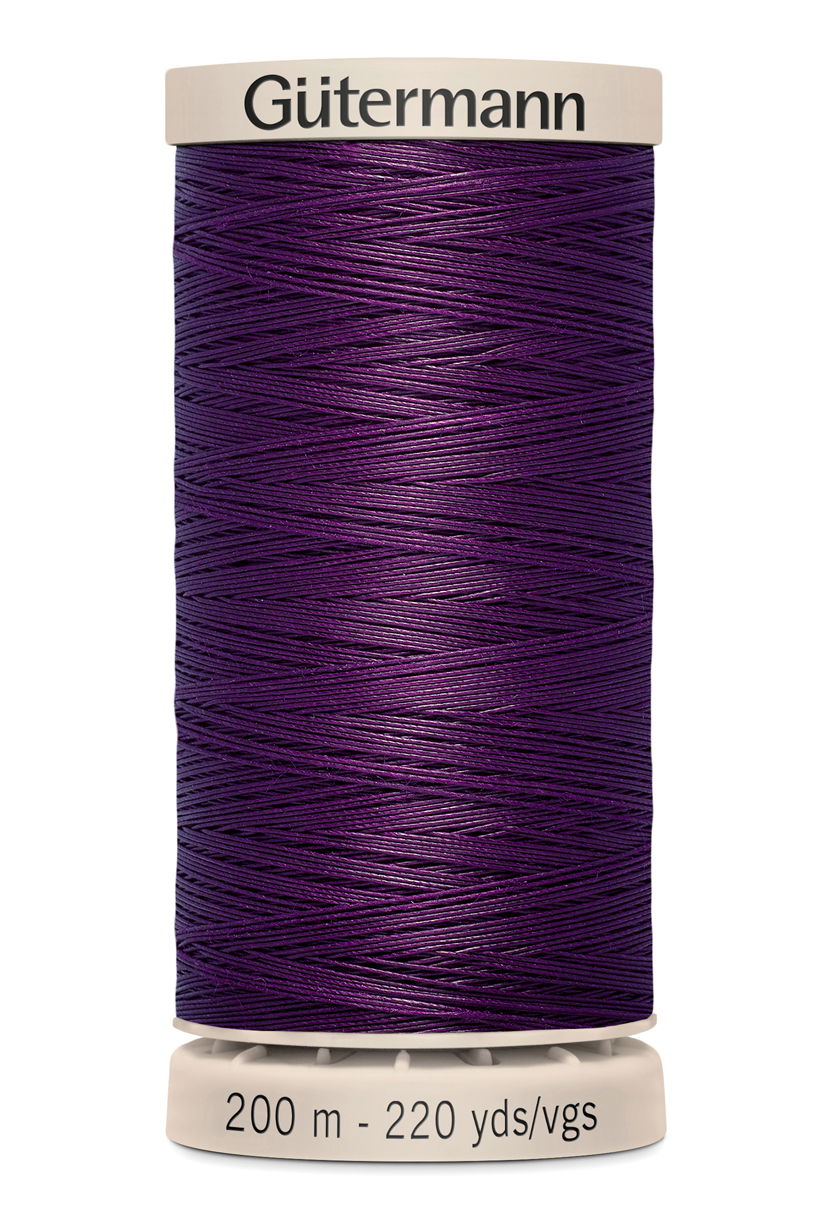 719803-3832 - GUTERMANN NATURAL QUILTING THREAD 200m 3832 DEEP PURPLE