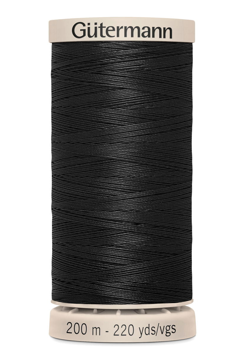 719803-5201 - GUTERMANN NATURAL QUILTING THREAD 200m 5201 BLACK