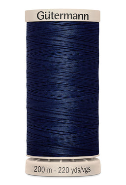 719803-5322 - GUTERMANN NATURAL QUILTING THREAD 200m 5322 INK BLUE