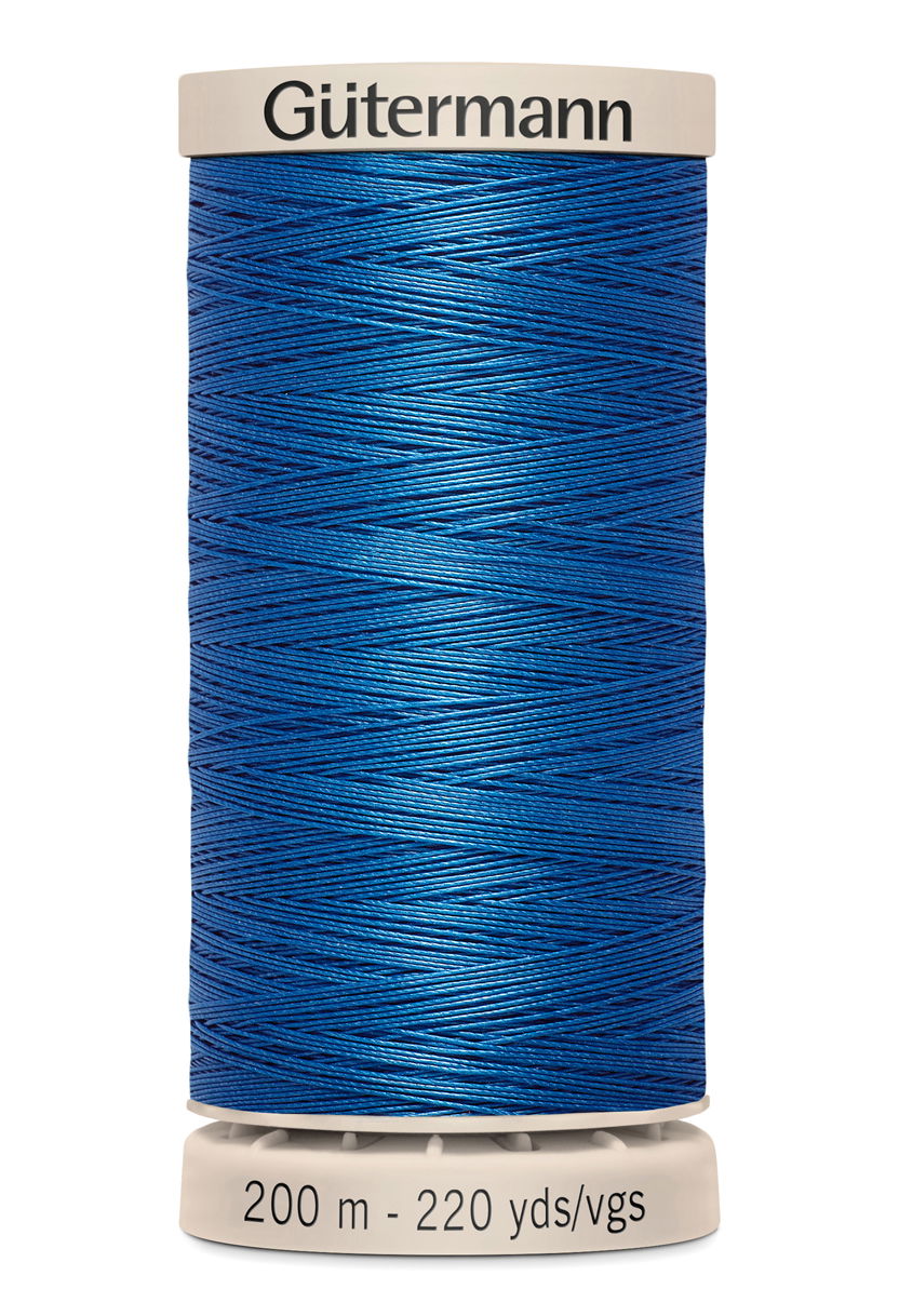 719803-5534 - GUTERMANN NATURAL QUILTING THREAD 200m 5534 DARK ROYAL BLUE