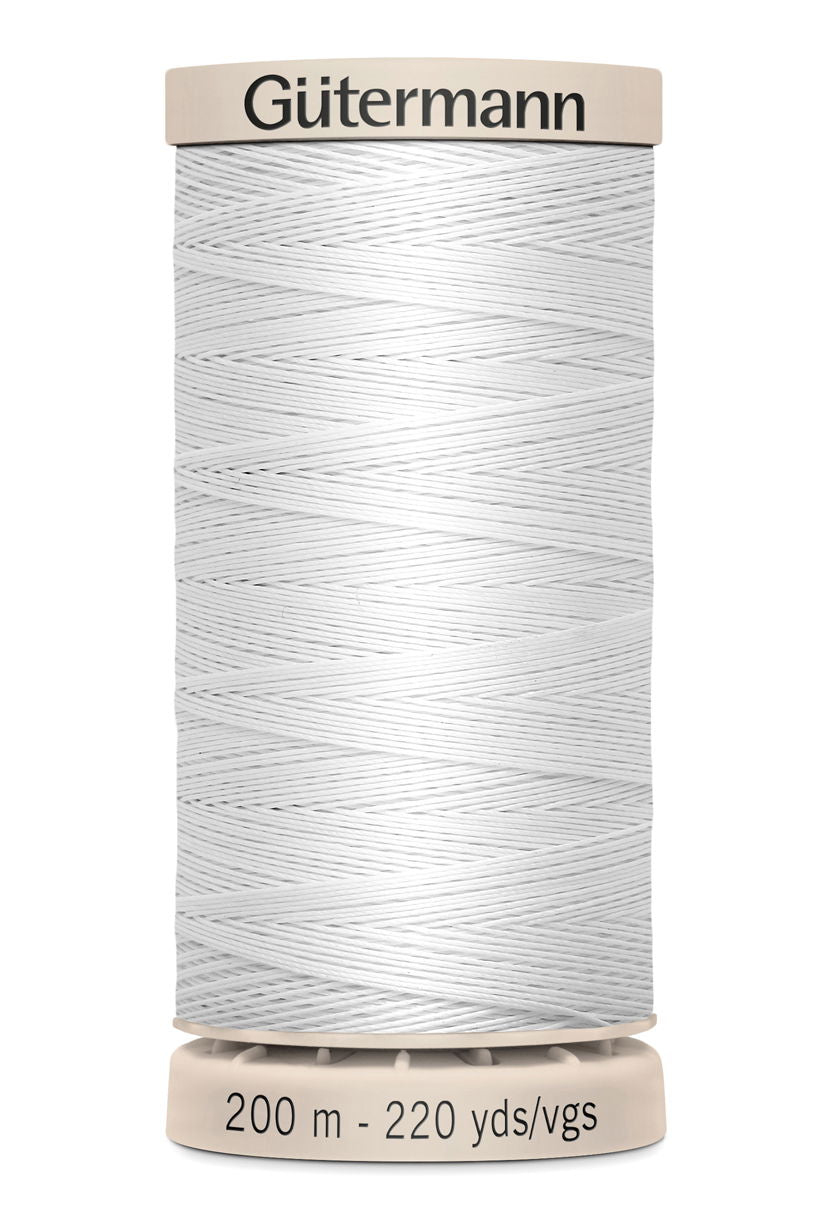 719803-5709 - GUTERMANN NATURAL QUILTING THREAD 200m 5709 WHITE