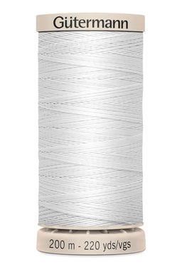 719803-5709 - GUTERMANN NATURAL QUILTING THREAD 200m 5709 WHITE