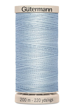 719803-6217 - GUTERMANN NATURAL QUILTING THREAD 200m 6217 LIGHT SKY BLUE
