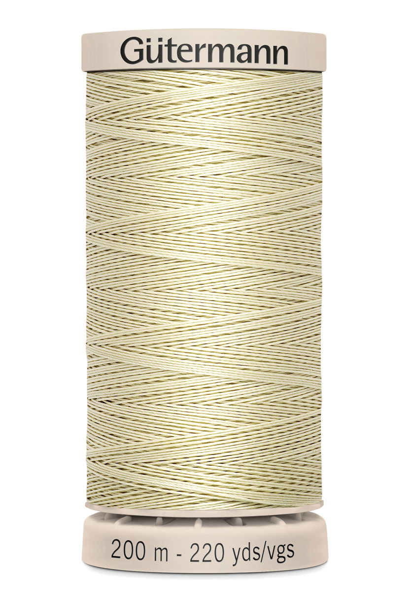 719803-829 - GUTERMANN NATURAL QUILTING THREAD 200m 829 CREAM