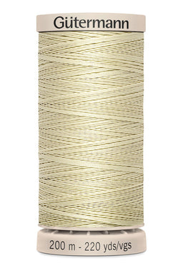 719803-829 - GUTERMANN NATURAL QUILTING THREAD 200m 829 CREAM