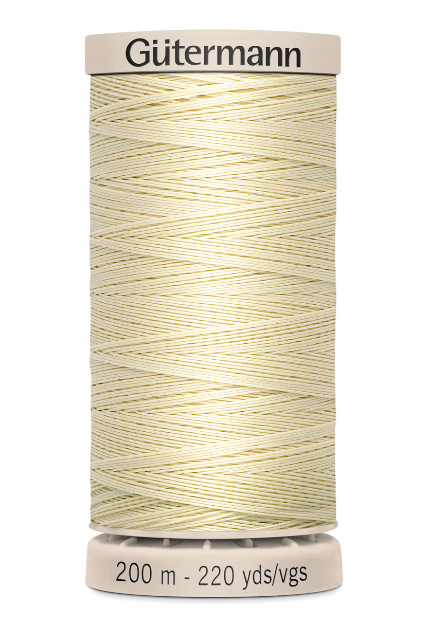 719803-919 - GUTERMANN NATURAL QUILTING THREAD 200m 919  IVORY