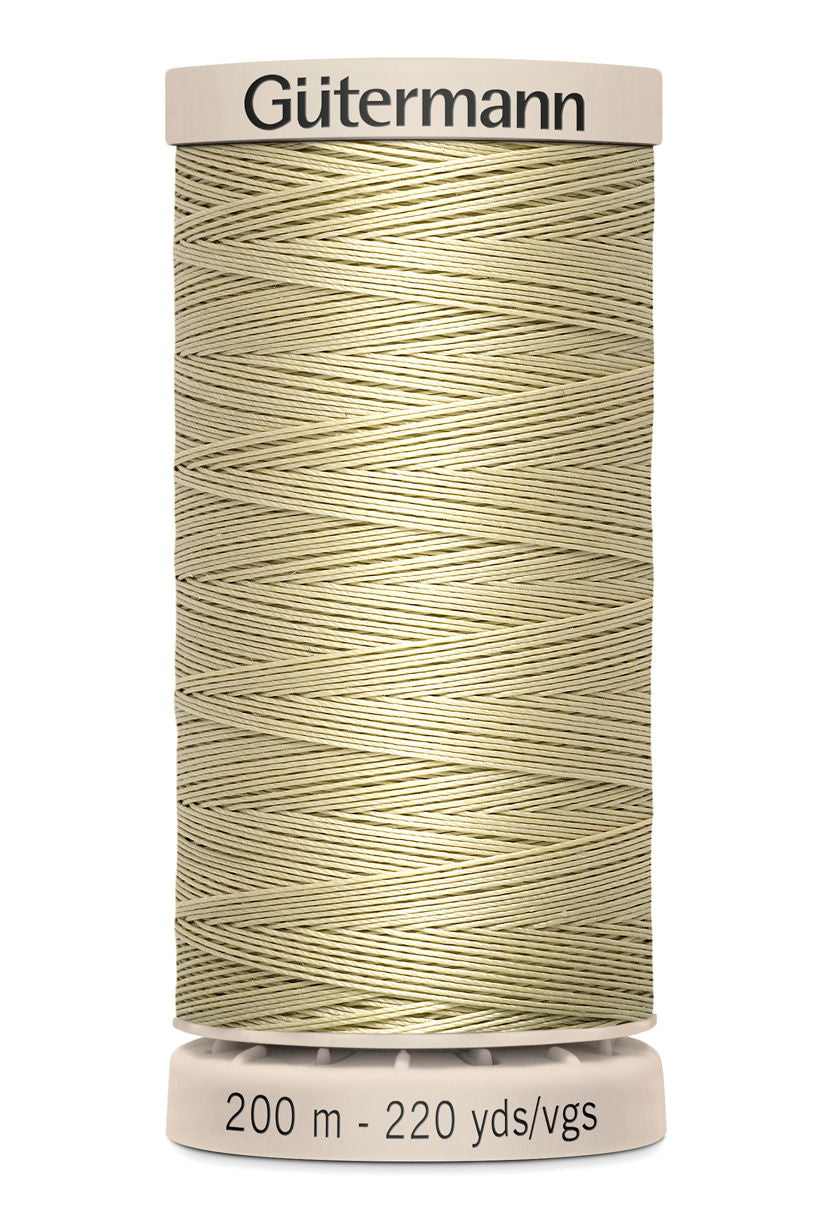 719803-928 - GUTERMANN NATURAL QUILTING THREAD 200m 928 DARK CREAM