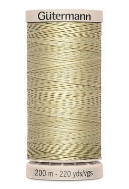 719803-928 - GUTERMANN NATURAL QUILTING THREAD 200m 928 DARK CREAM