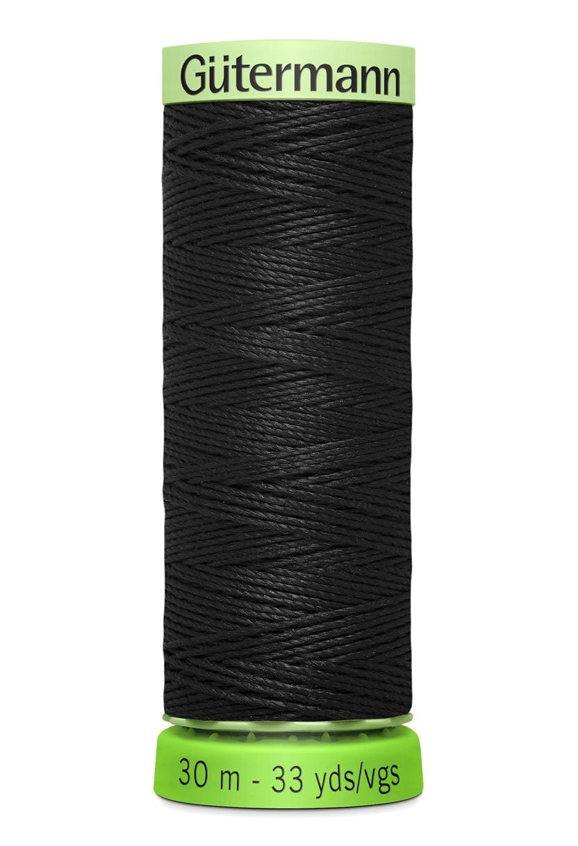 723665-000 - GUTERMANN TOP STITCH THREAD 30m rPET 000 BLACK