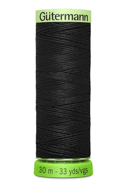 723665-000 - GUTERMANN TOP STITCH THREAD 30m rPET 000 BLACK