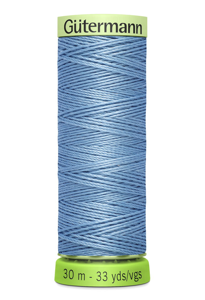 723665-143 - GUTERMANN TOP STITCH THREAD 30m rPET 143 BABY BLUE