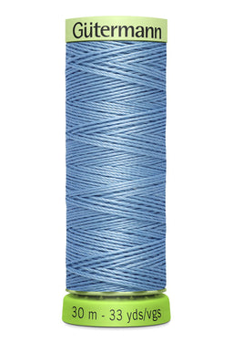 723665-143 - GUTERMANN TOP STITCH THREAD 30m rPET 143 BABY BLUE
