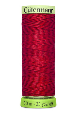 723665-156 - GUTERMANN TOP STITCH THREAD 30m rPET 156 BRIGHT RED