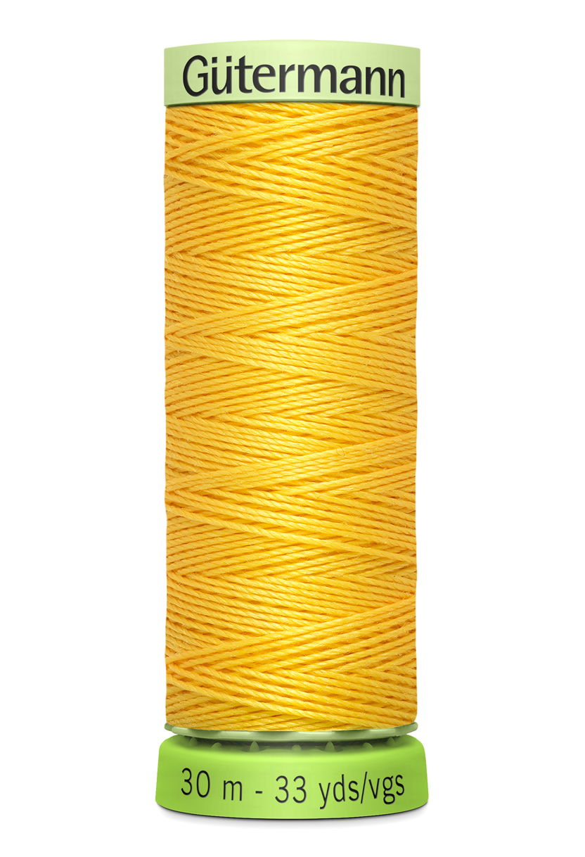 723665-417 - GUTERMANN TOP STITCH THREAD 30m rPET 417 BRIGHT YELLOW