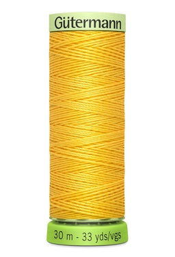 723665-417 - GUTERMANN TOP STITCH THREAD 30m rPET 417 BRIGHT YELLOW