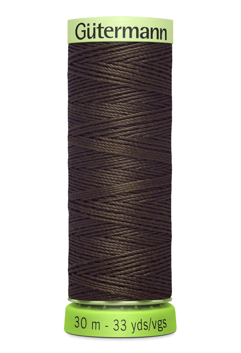 723665-694 - GUTERMANN TOP STITCH THREAD 30m rPET 694 BROWN
