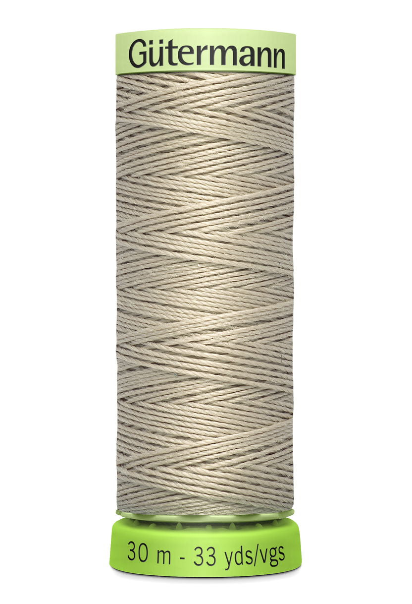 723665-722 - GUTERMANN TOP STITCH THREAD 30m  rPET 722 LT FAWN