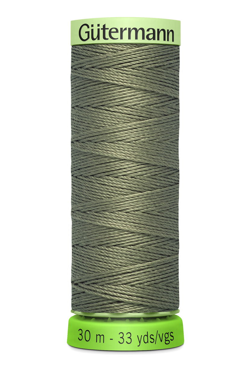 723665-824 - GUTERMANN TOP STITCH THREAD 30m rPET 824 GRENY GREY