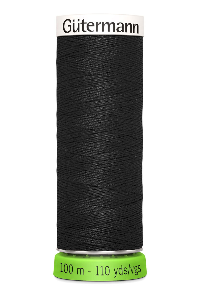 723860-000 - GUTERMANN rPET SEW ALL THREAD 100m 000 BLACK
