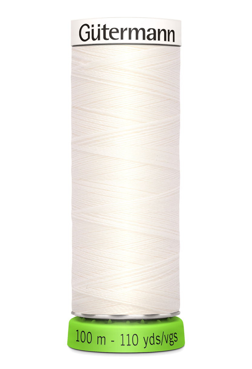 723860-111 - GUTERMANN rPET SEW ALL THREAD 100m 111 OFF WHITE