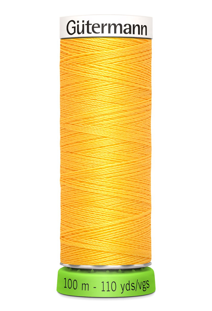 723860-417 - GUTERMANN rPET SEW ALL THREAD 100m 417 BRIGHT YELLOW