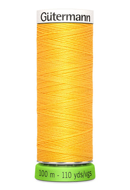 723860-417 - GUTERMANN rPET SEW ALL THREAD 100m 417 BRIGHT YELLOW