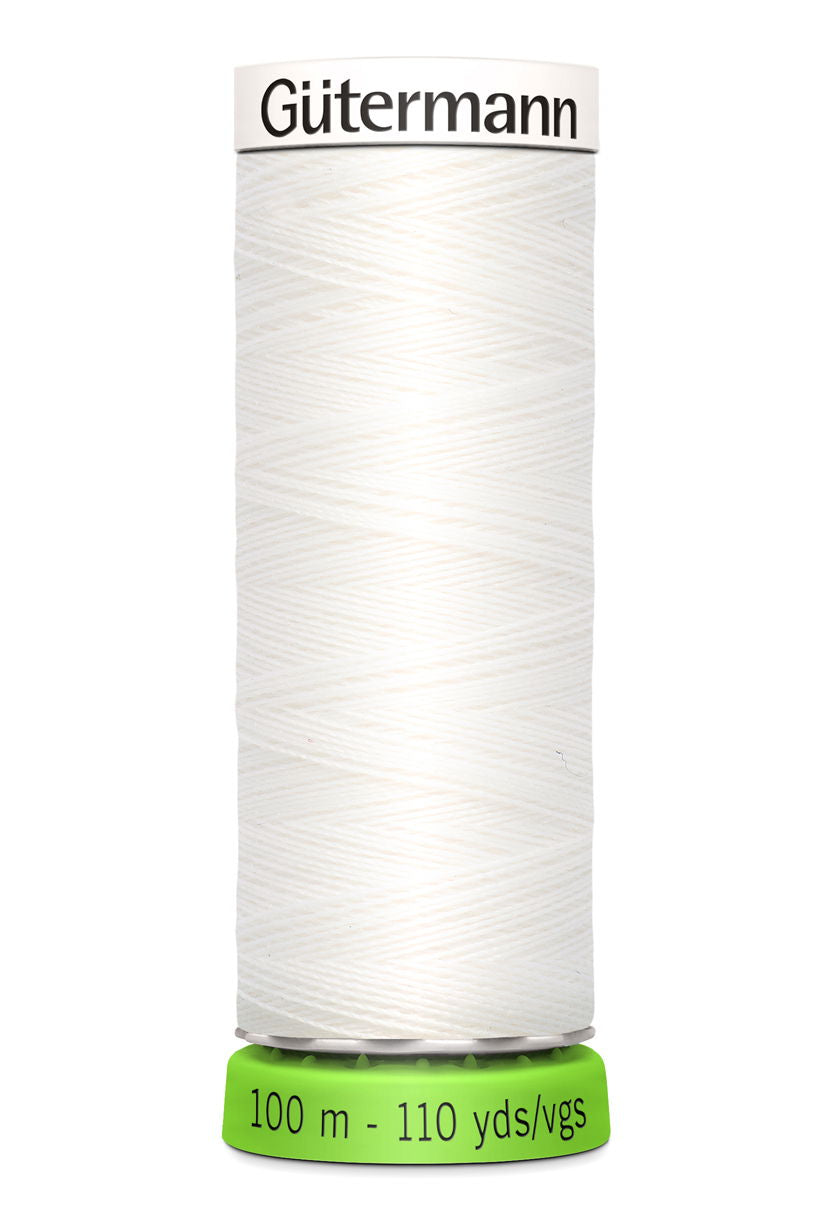 723860-800 - GUTERMANN rPET SEW ALL THREAD 100m 800 WHITE