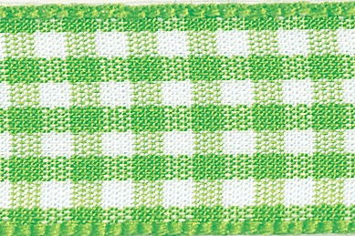 7391-10-664 - BERISFORD POLY GINGHAM 10mm 664 MEADOW
