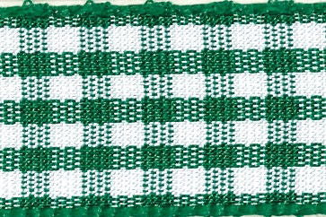 7391-15-455 - BERISFORD POLY GINGHAM 15mm 455 HUNTER