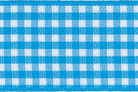 7391-40-4 - BERISFORD POLY GINGHAM 40mm 4 PEACOCK