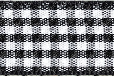 7391-5-10 - BERISFORD POLY GINGHAM 5mm 10 BLACK