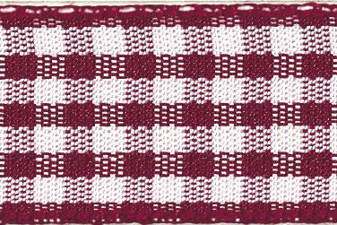 7391-40-5 - BERISFORD POLY  GINGHAM 40mm  COL 5 LEMON