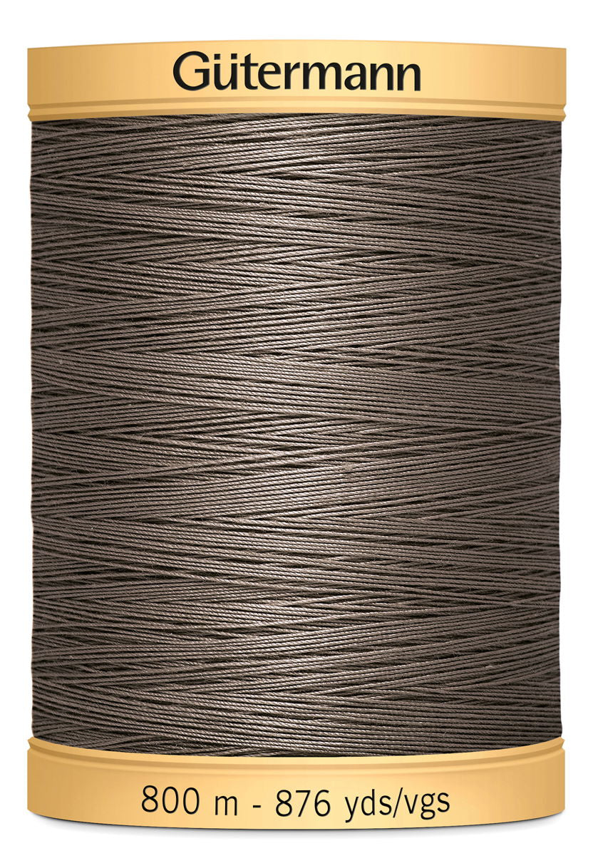 743933-1225 - GUTERMANN NATURAL COTTON THREAD 800m 1225  ECRU