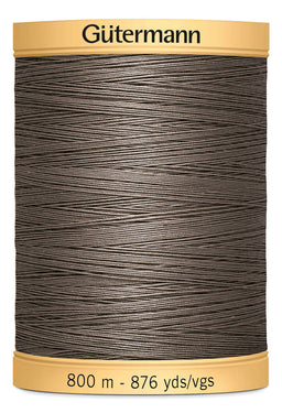 743933-1225 - GUTERMANN NATURAL COTTON THREAD 800m 1225  ECRU