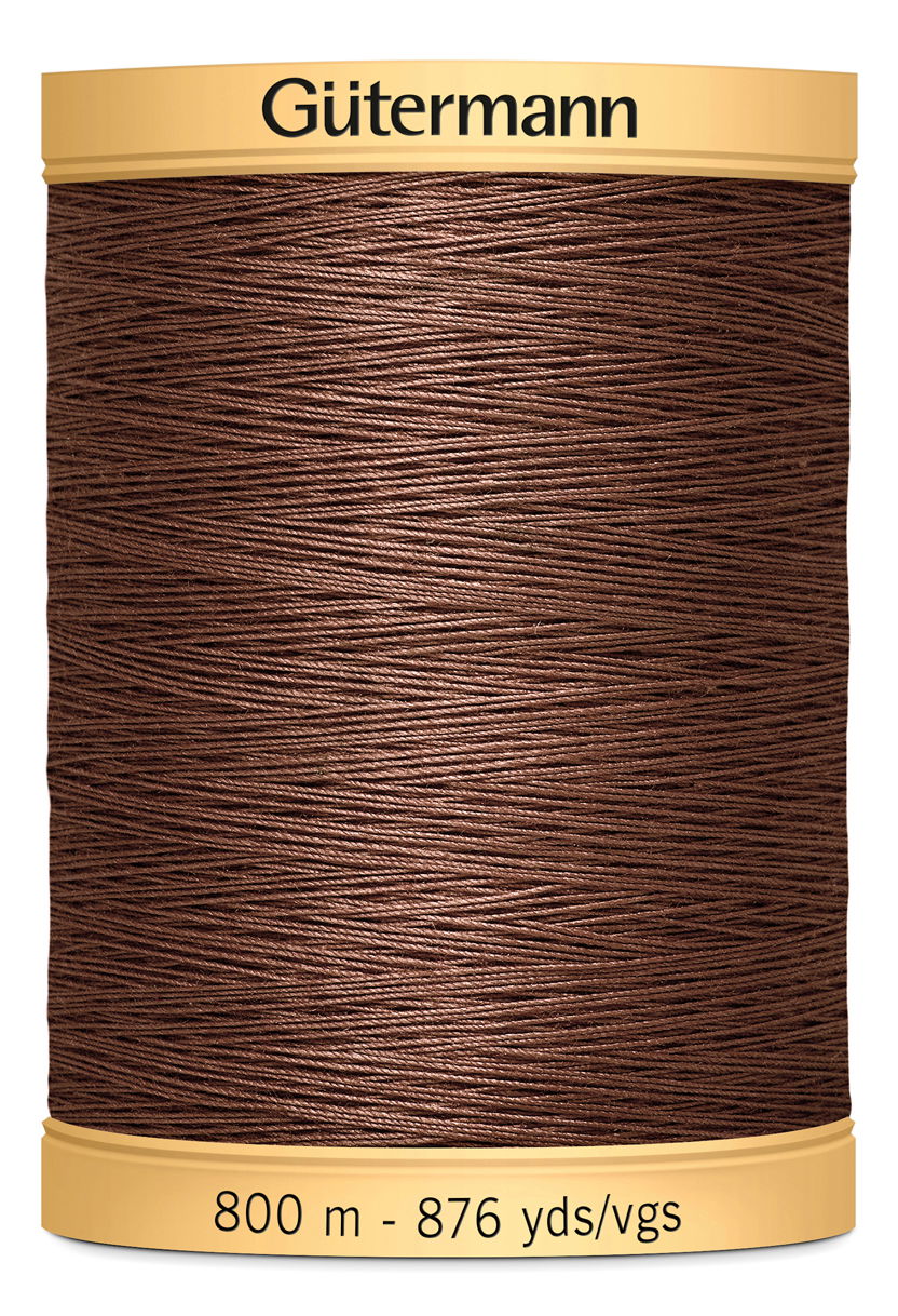 743933-2724 - GUTERMANN NATURAL COTTON THREAD 800m 2724 GRAPE