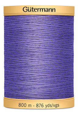 743933-4434 - GUTERMANN NATURAL COTTON THREAD 800m 4434 PURPLE