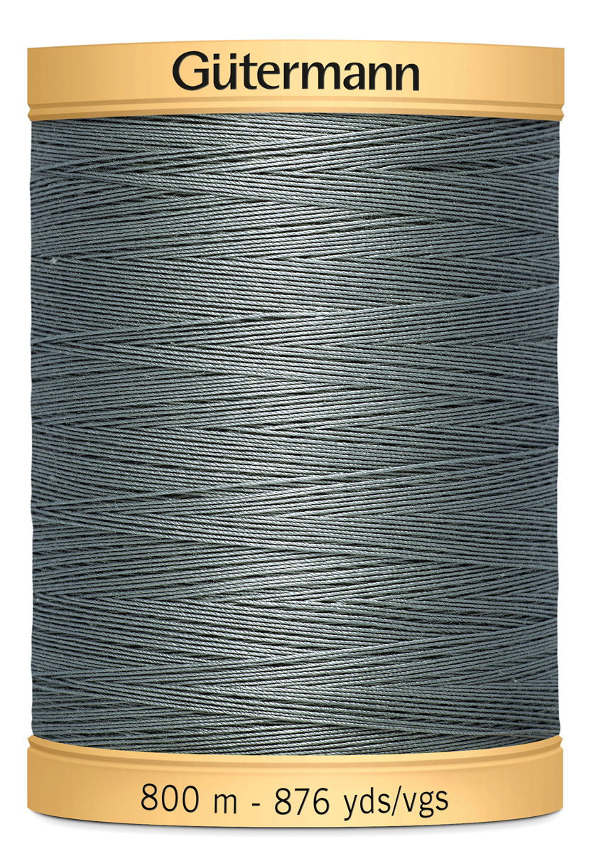 743933-5705 - GUTERMANN NATURAL COTTON THREAD 800m 5705 GREY